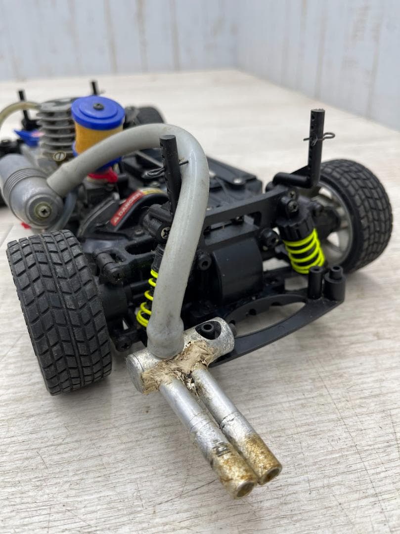 1/10 タミヤ エンジン ラジコンカー R34 GT-R TGS-Rシャーシ