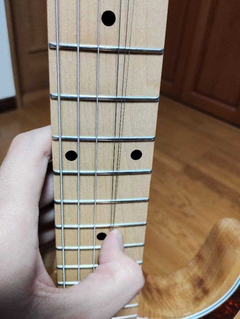 ストラトキャスター コンポーネントギター　ナチュラル