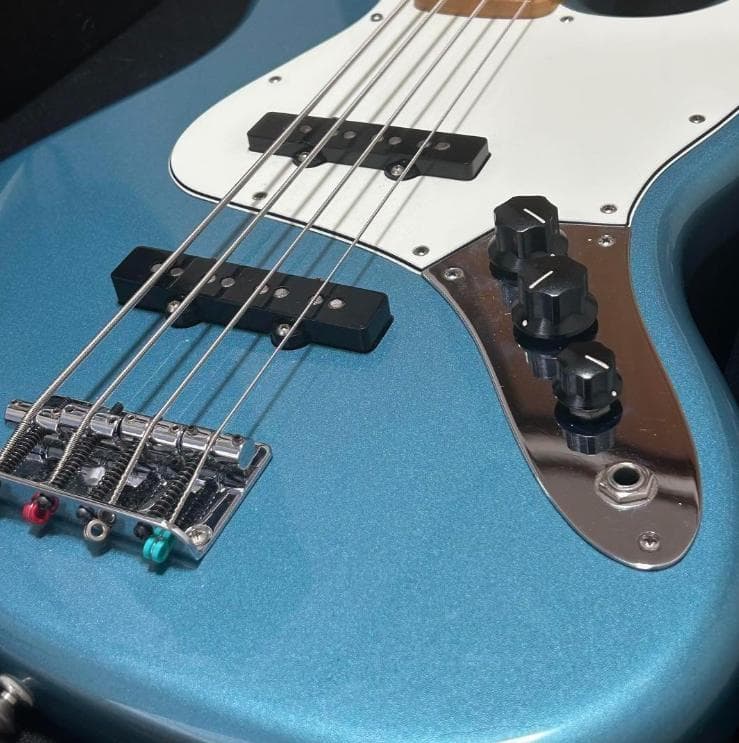 【美品】Fender Jazz Bass MEXICO水色　ケース付き