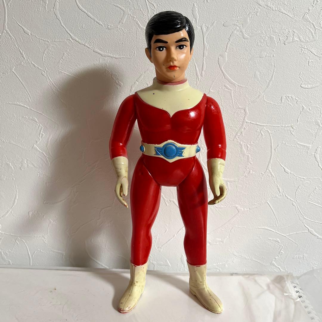 ⚠️激レア・当時物　レッドマン　面取れ　キングサイズ　ソフビ　ブルマァク　送料込み