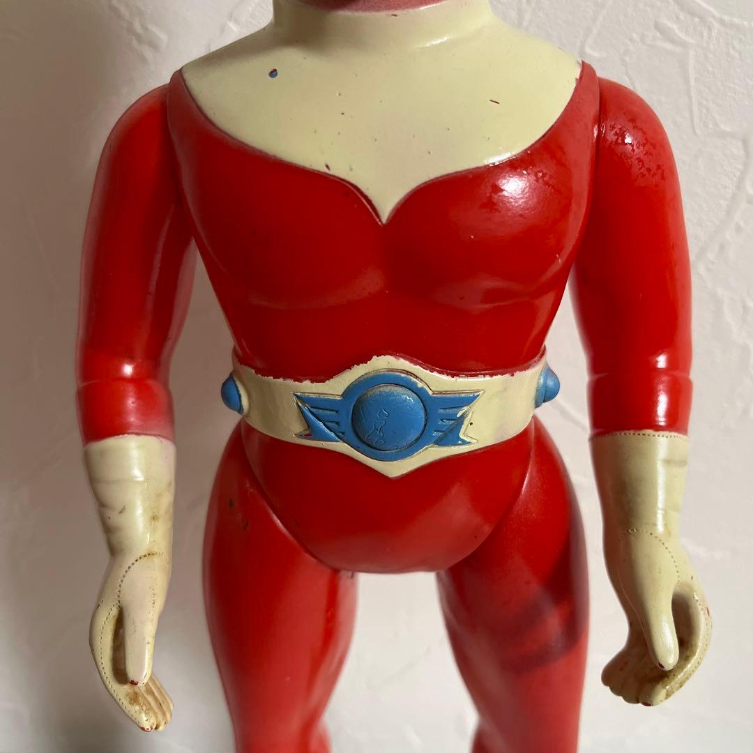 ⚠️激レア・当時物　レッドマン　面取れ　キングサイズ　ソフビ　ブルマァク　送料込み