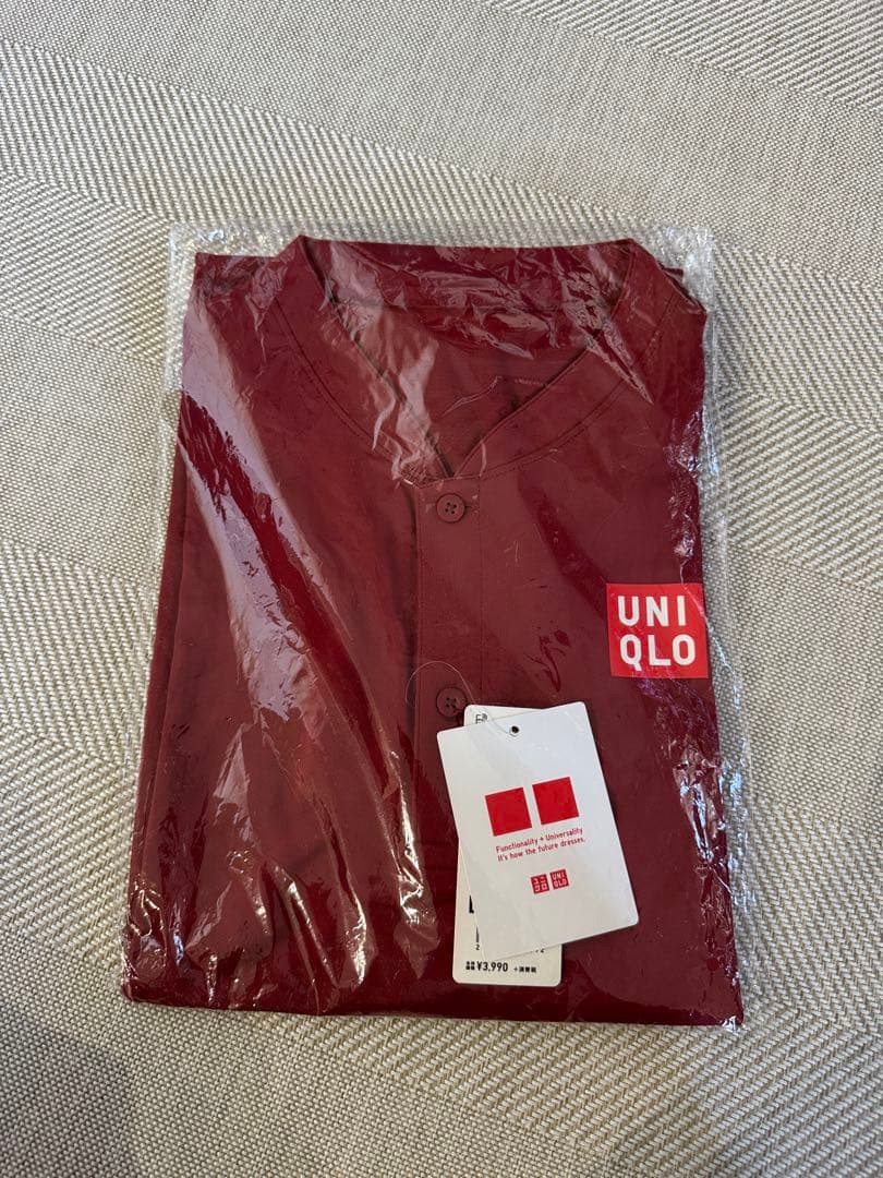 UNIQLO フェデラーモデル 赤ポロシャツ Lサイズ ユニクロ