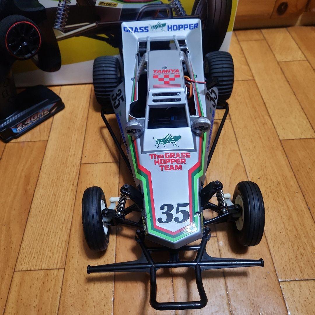 タミヤ バギー フルセット　グラスホッパー　銀色　ボディ　　　TAMIYA