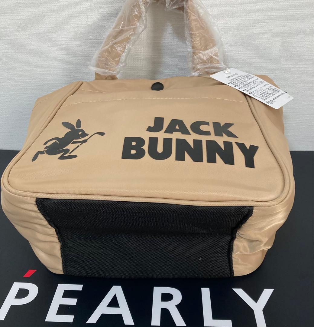 新品 パーリーゲイツ ジャックバニー カートバッグ ベージュ 男女兼用モデル