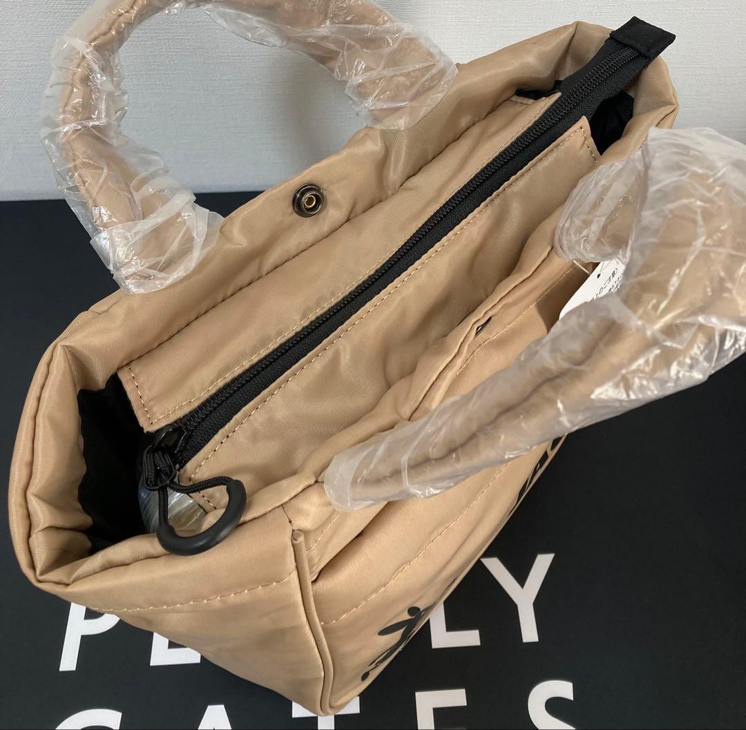新品 パーリーゲイツ ジャックバニー カートバッグ ベージュ 男女兼用モデル