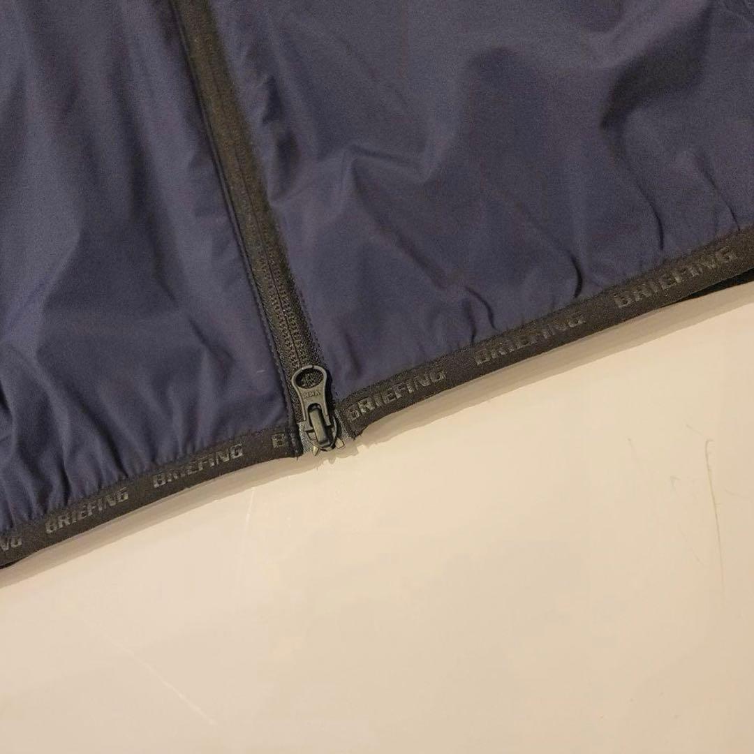 新品　BRIEFING　POCKETABLE WIND VEST ネイビーXL
