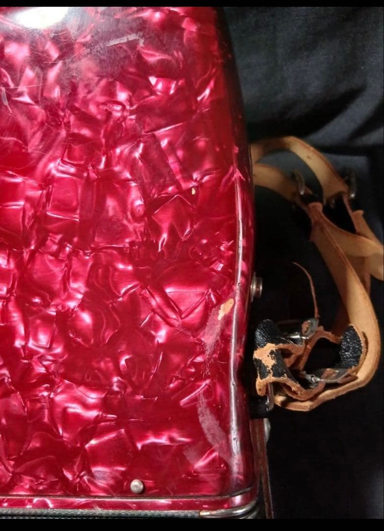 Yamaha アコーディオン 赤 32鍵盤