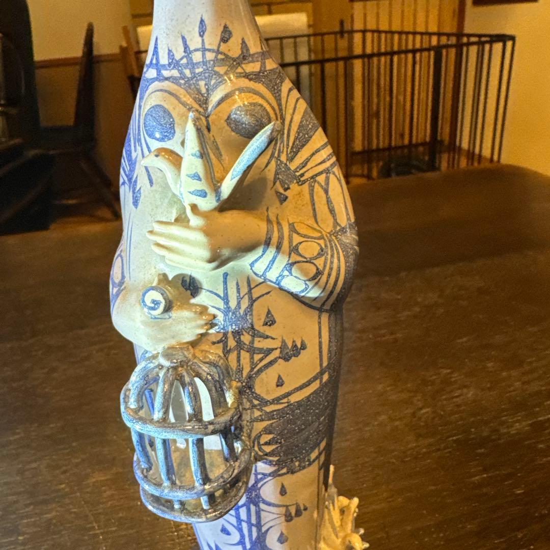 ビヨンヴィンブラッド　陶器人形　花　小鳥2点