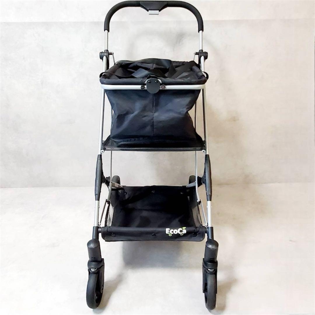 【良品】EcoCa エコカ ショッピングカート 折りたたみ 保冷バック付き