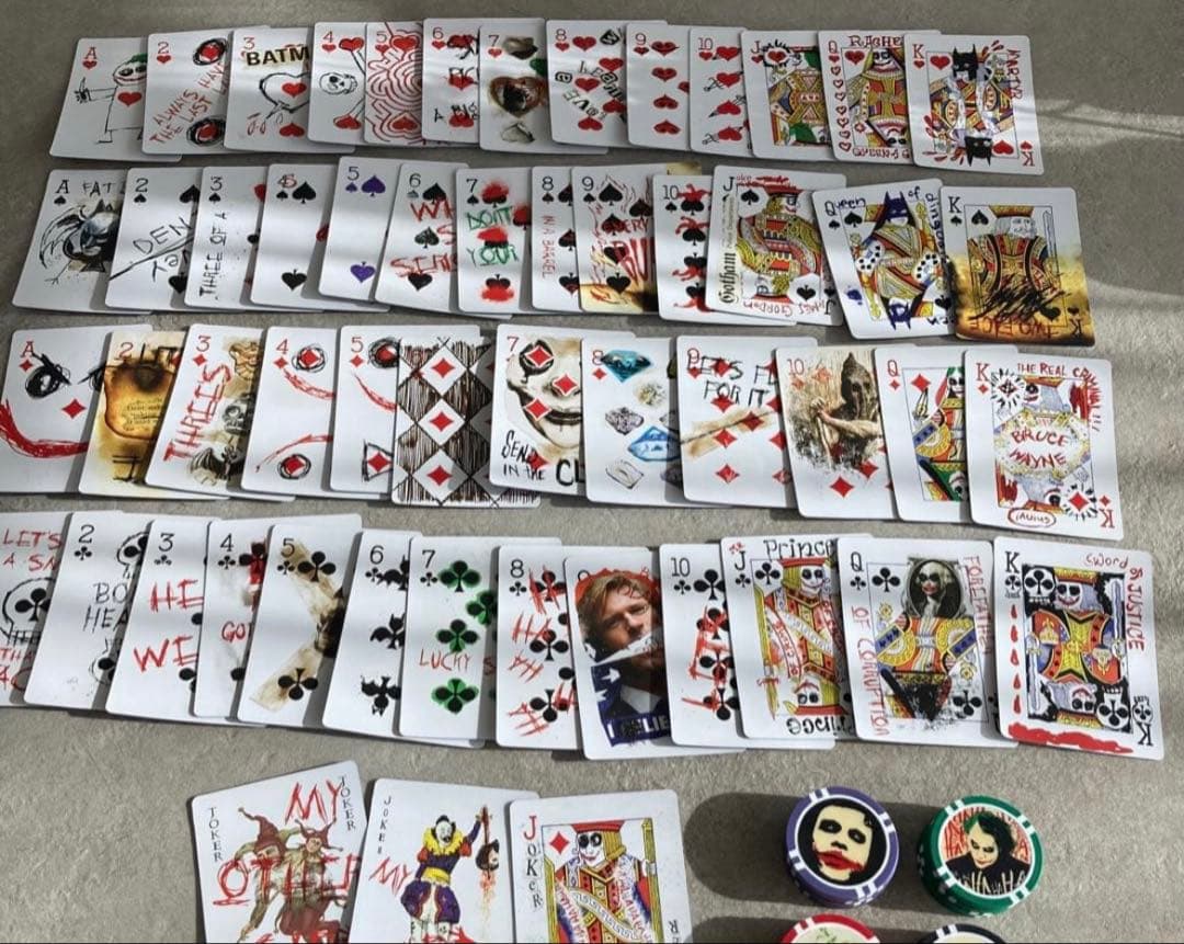 ダークナイト（ジョーカー）　ポーカーセット　トランプ　バットマン
