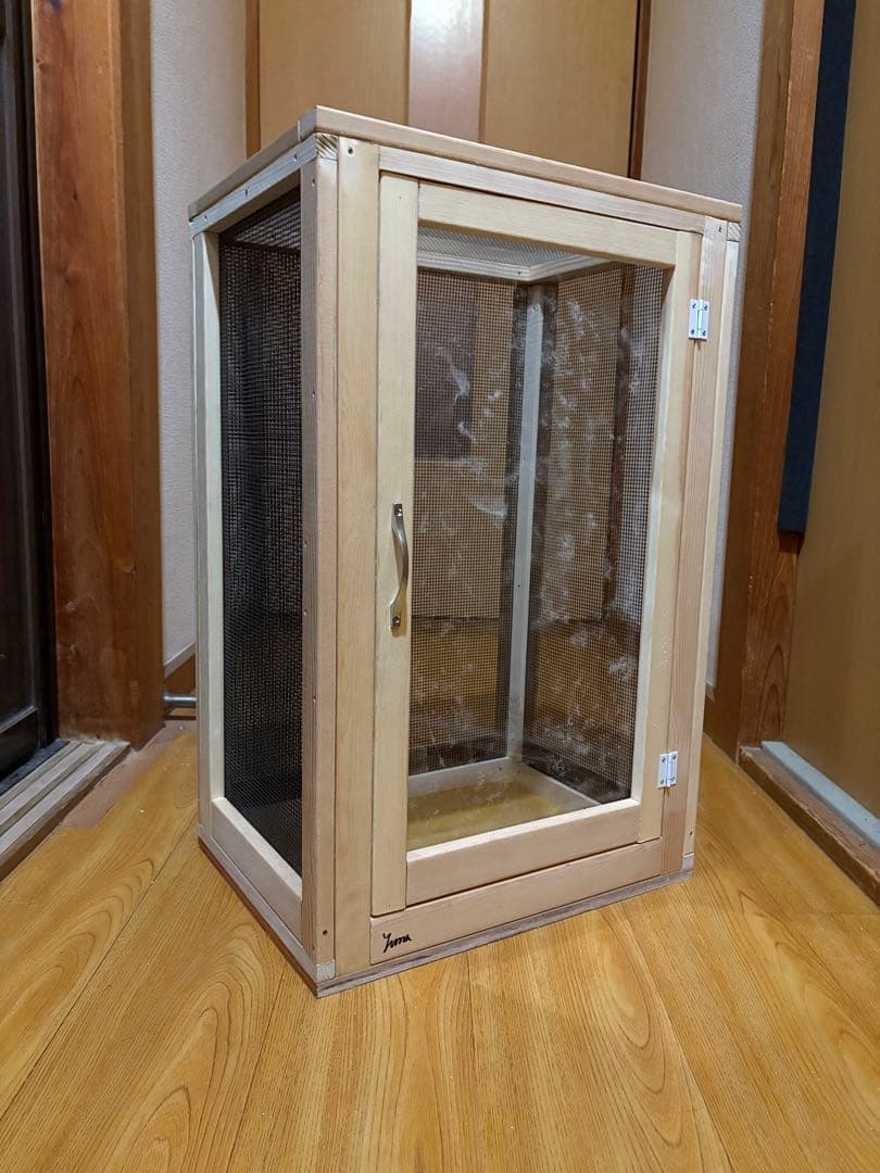 爬虫類ケージ　幅40×奥30×高60 カメレオン　ペット　ケージ　飼育　メッシュ