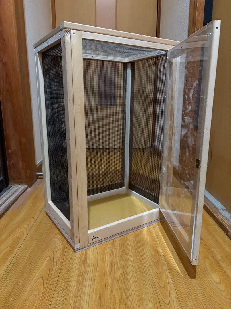 爬虫類ケージ　幅40×奥30×高60 カメレオン　ペット　ケージ　飼育　メッシュ