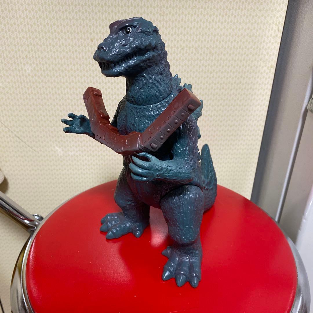 ベアモデル　ゴジラ　電車付　ソフビ マーミット　ブルマァク マルサン