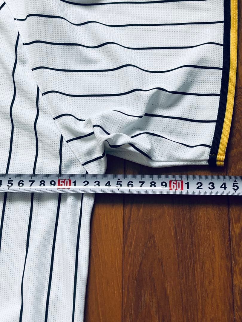 阪神タイガース 湯浅 ユニフォーム　メンズS 湯浅京己　刺繍　ミズノ