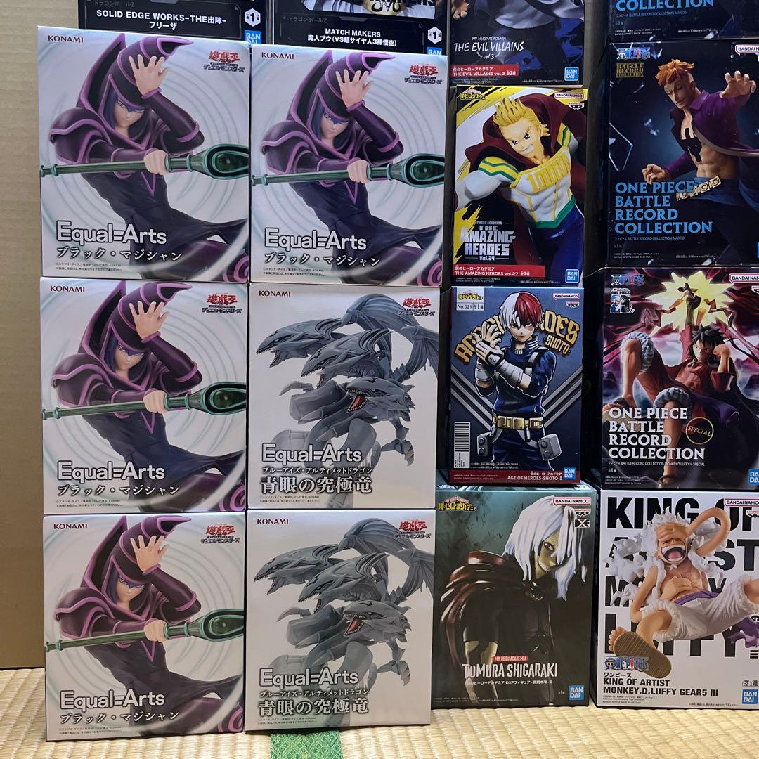 28個 ワンピース 呪術廻戦 ジョジョ ヒロアカ 遊戯王 フィギュアまとめ売り