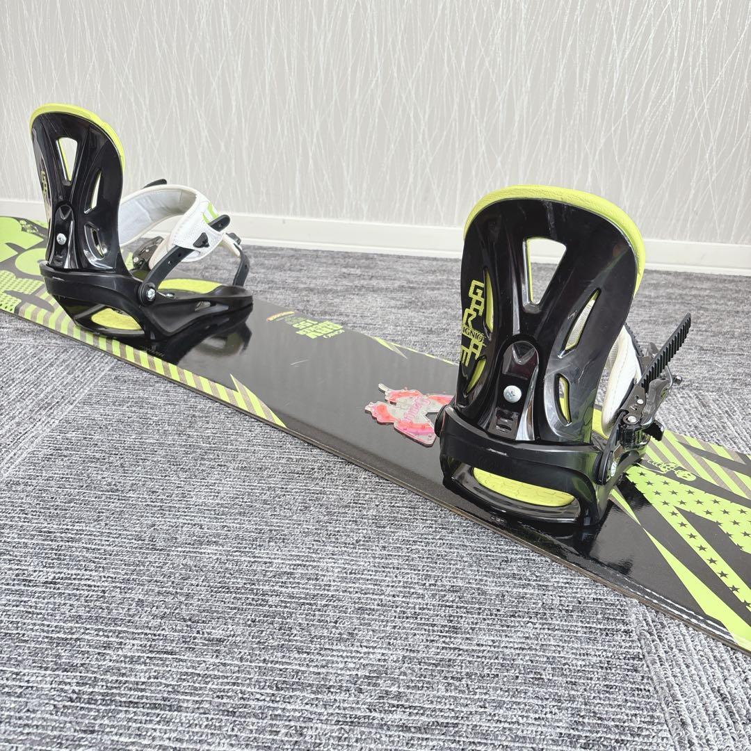 87超豪華❗️IGNIO メンズスノーボードセット★スノボ155cm+ビン付