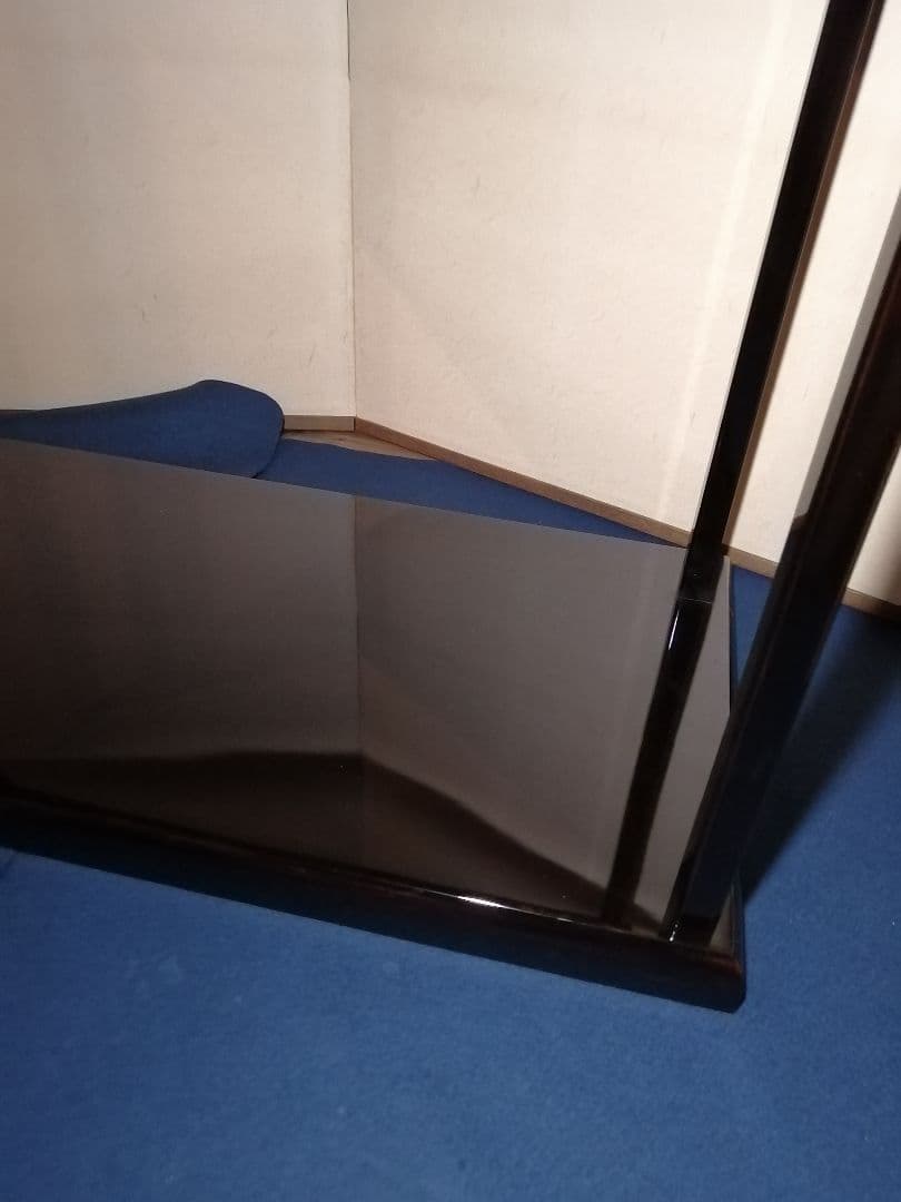 【茶道具】黒台子　真塗黒真台子　裏千家　淡々斎箱・直判　塗師長遊斎作　台子32