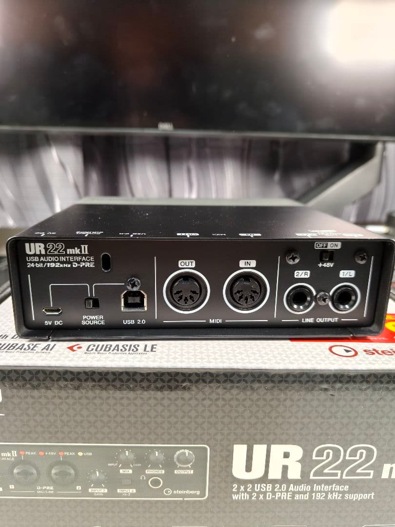 Steinberg UR22 mkII USBオーディオインターフェイス