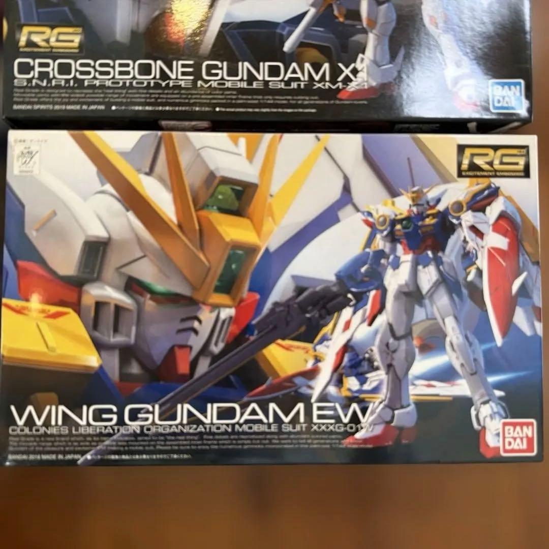 マ*K様 RG ウイング　クロスボーン　レッドフレーム　ダグルオー　4体セット