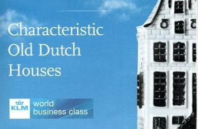 KLMオランダ航空のデルフトブルーのミニチュアハウス No.2