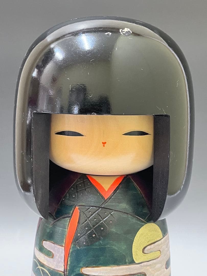 C574 こけし　宮川邦夫　創作こけし　内閣総理大臣賞受賞　伝統こけし　日本人形