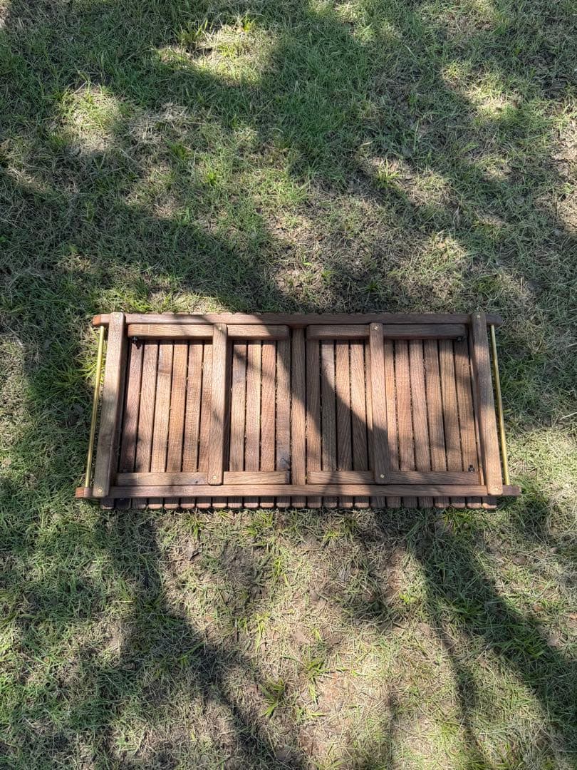 ウォールナット　アウトドア折りたたみテーブル