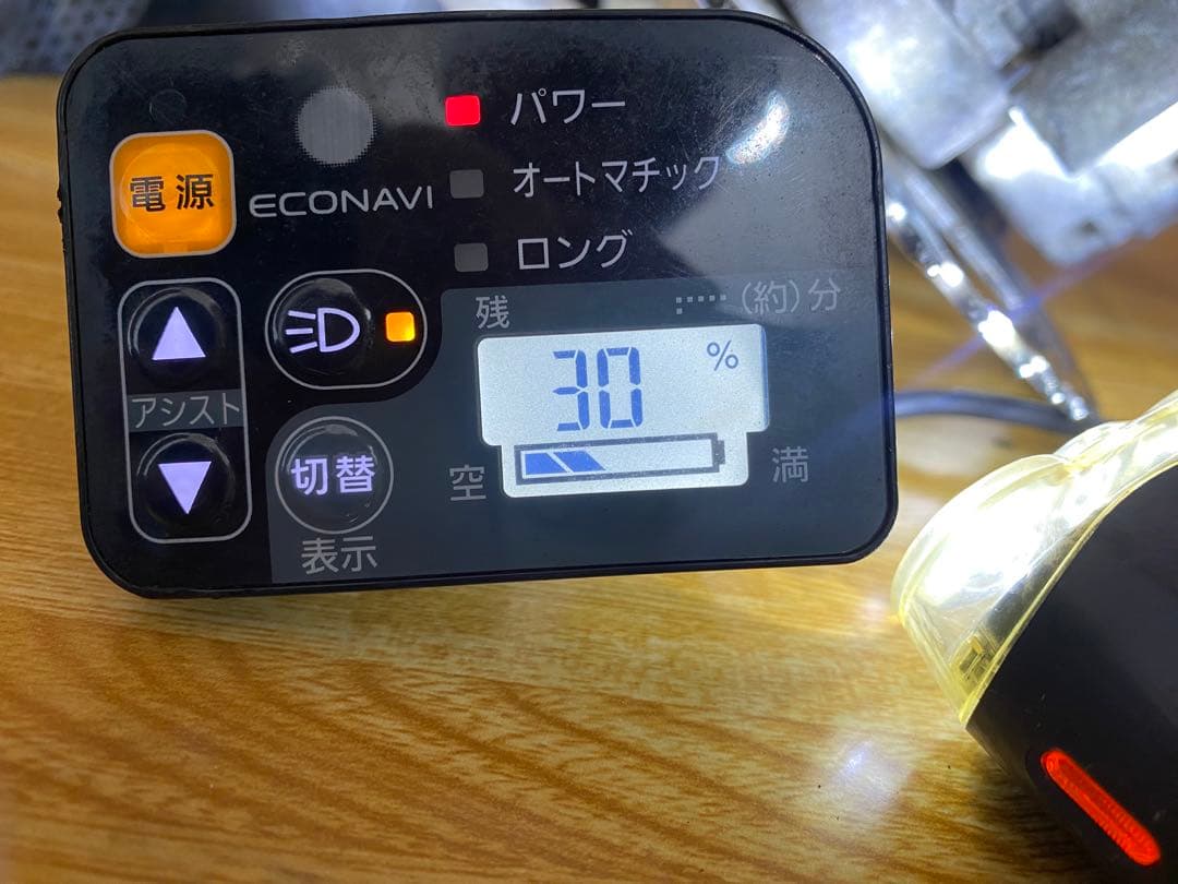 Panasonic 電動アシスト自転車 モーター、コントロールパネル、ライト.