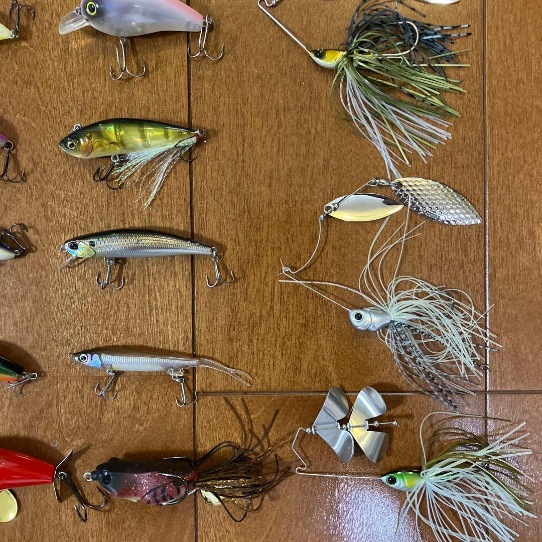 バス釣り引退セット　ルアー34点
