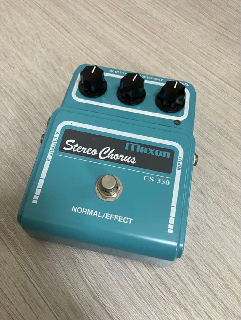 Maxon CS-550 ステレオコーラス ACアダプター付属　即購入可