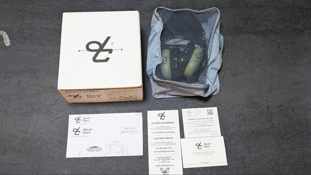 超美品 DAVID CLARK H10-13.4 航空機 ヘッドセット