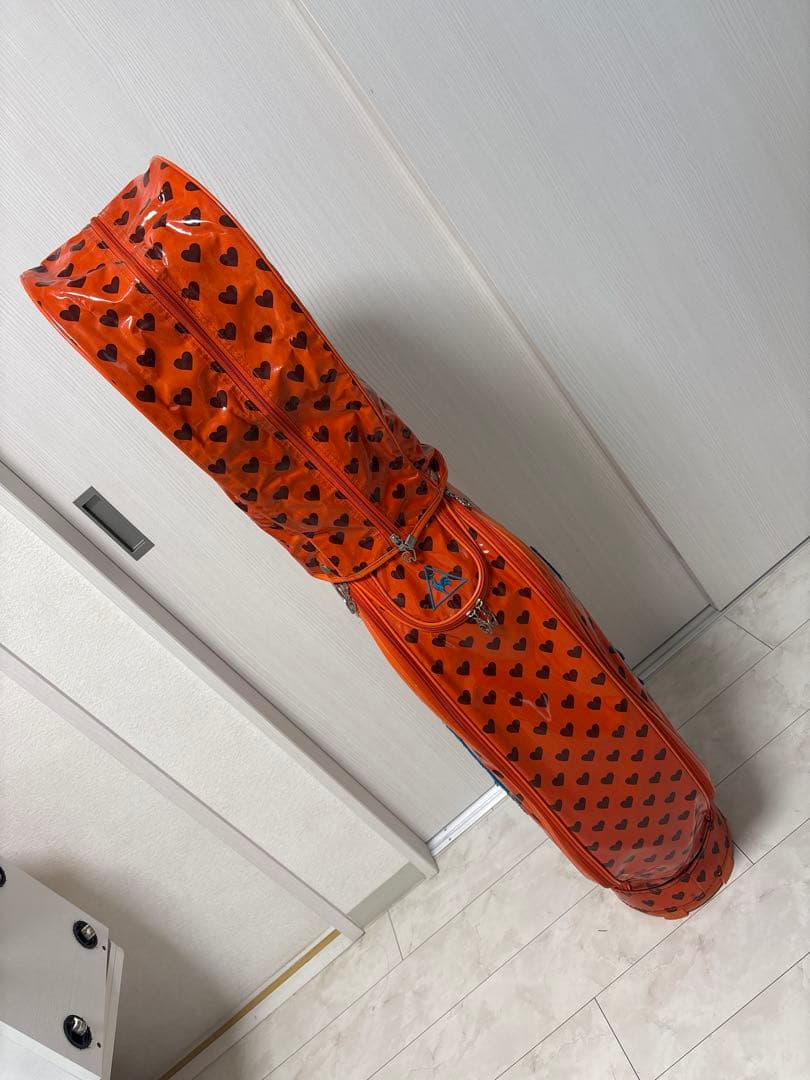 Lecoq sportif／ルコックスポルティフ　キャディバッグ オレンジ/橙