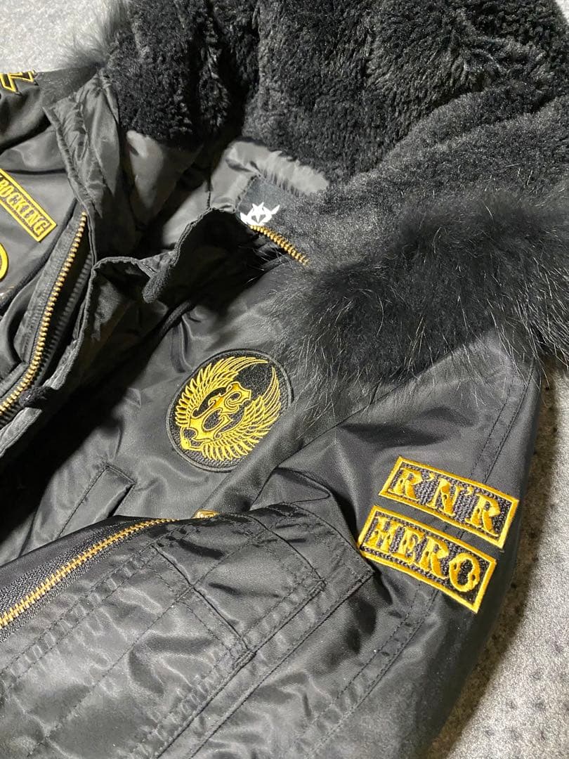 矢沢永吉　N3B ダウン　ジャンパー　アウターＬ 入手困難