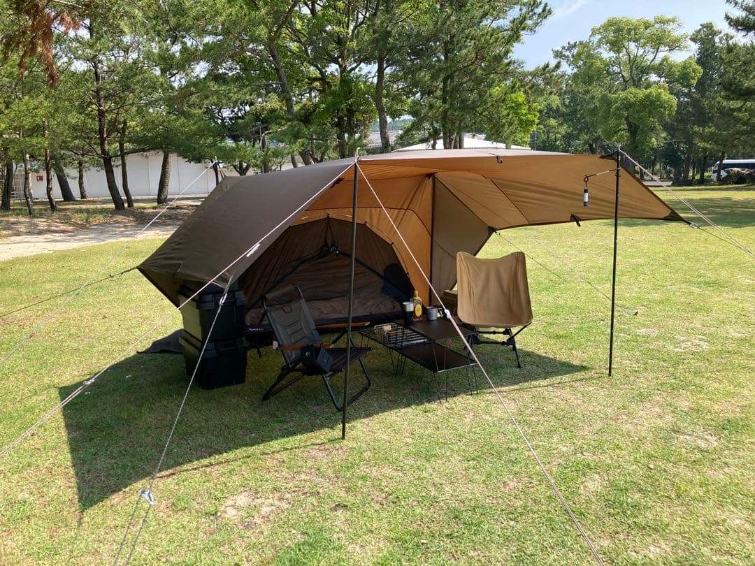 ddタープ　ハンモック　4×4 コヨーテブラウン ※タープのみ販売