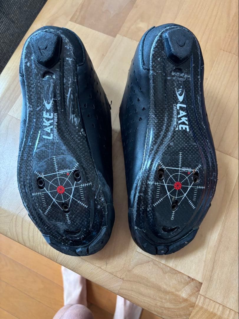 Lake ブラック クリンチングシューズ Boaシステム