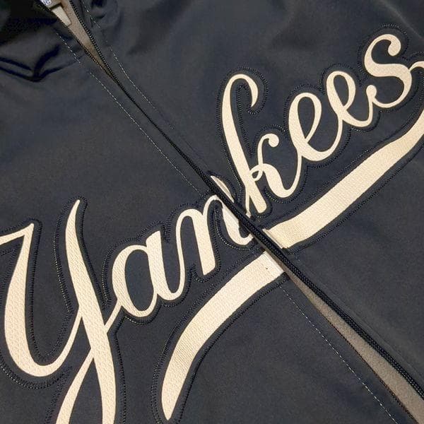 ヤンキース マジェスティック ブルゾン S ベースボールジャケット スタジャン