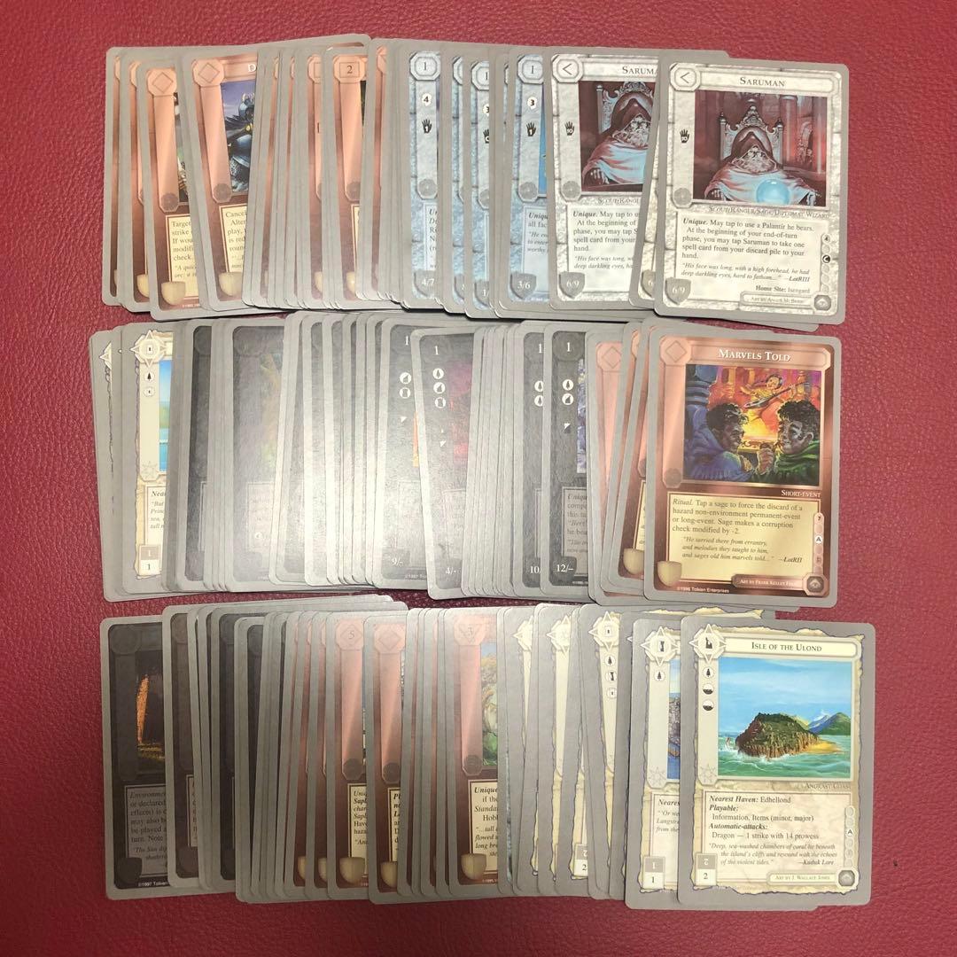 ミドルアース　カード　チャレンジデッキA ccg コンプ　指輪物語　希少