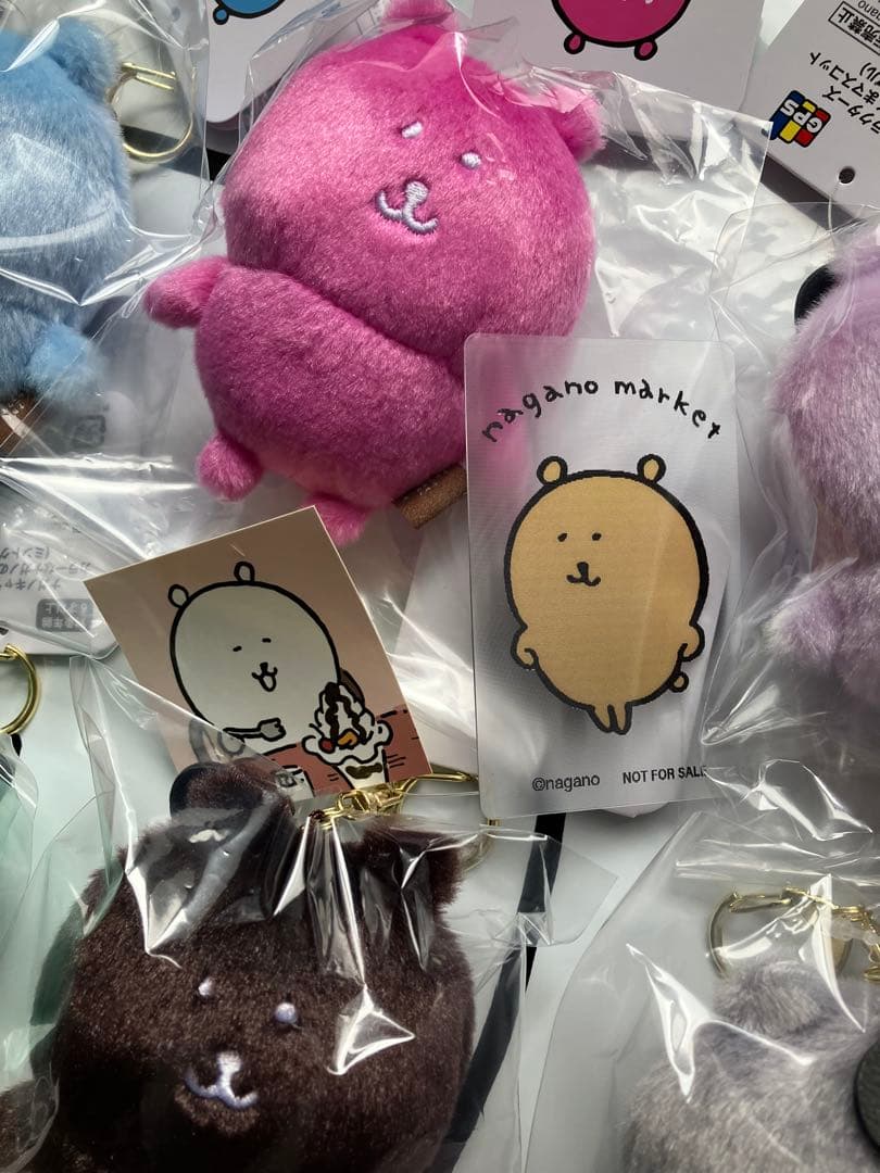 ナガノマーケット ナガノのくま マスコット 14種セット ＋ ノベルティ