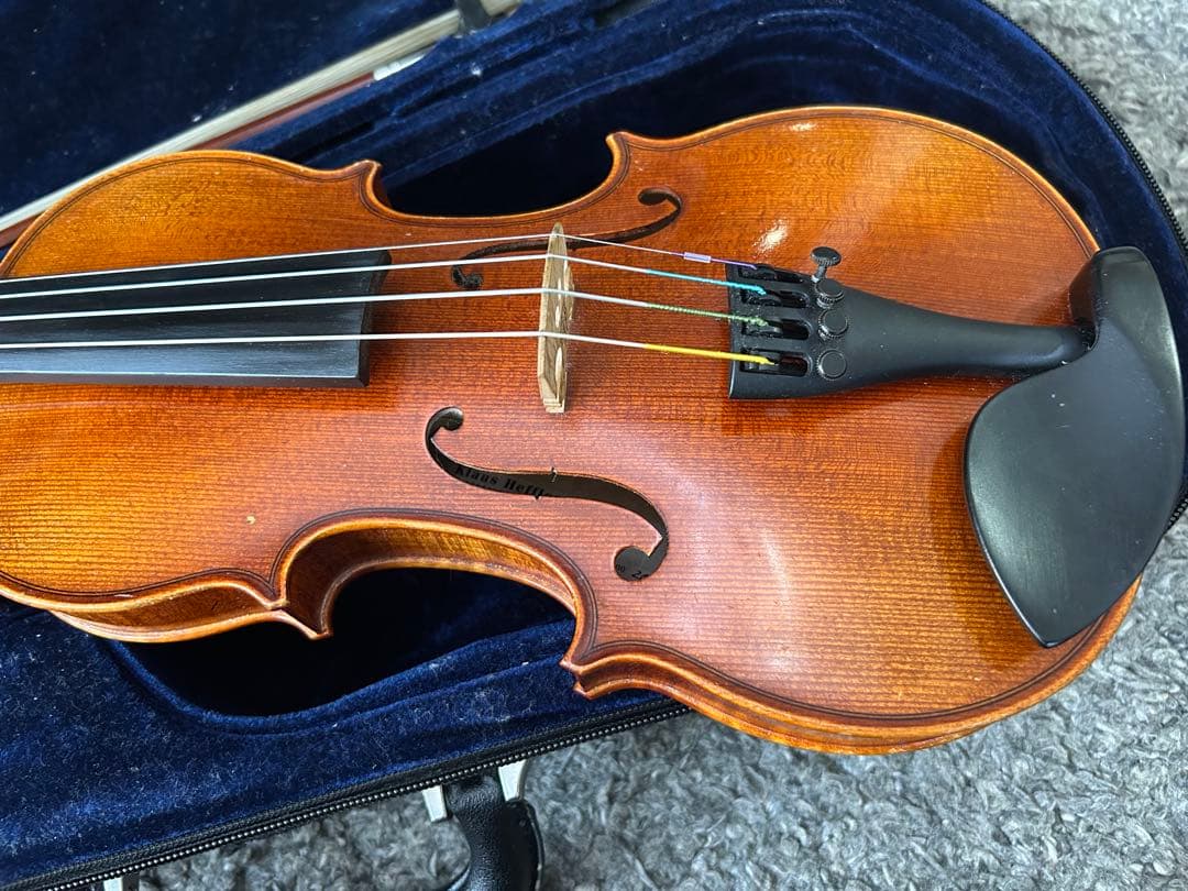 専用クラウスへフラー　分数1/2バイオリン弓付