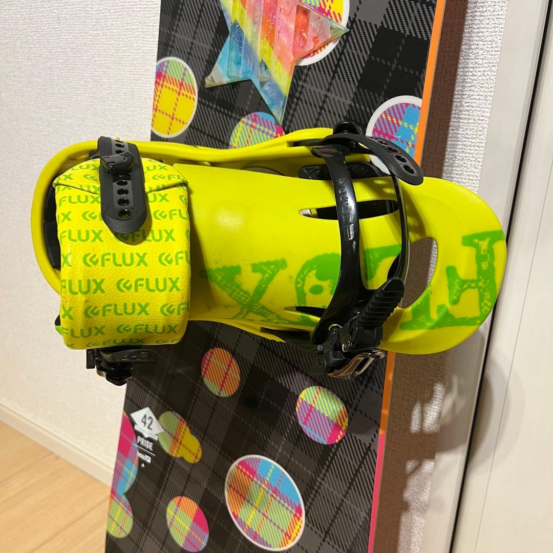 ヘッド Pride flux ビンディング 142 スノーボード　ケース付き