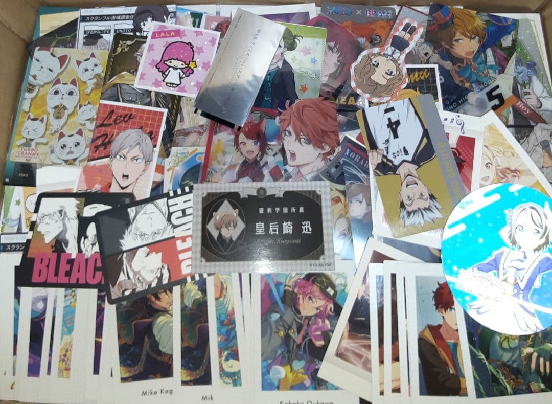 アニメグッズ シール・カード 大量 まとめ売り 1200点