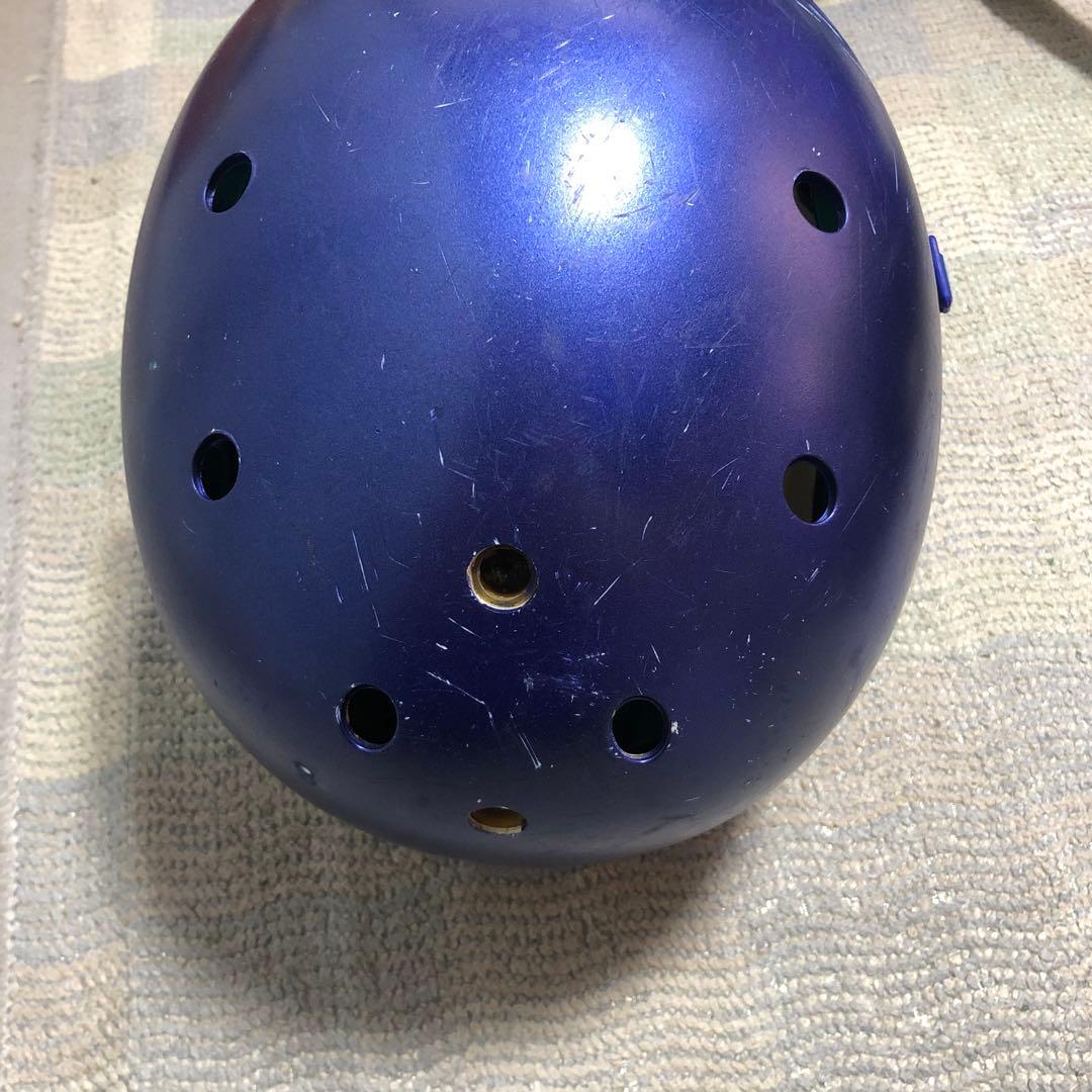 schutt 青 アメフトヘルメット 傷あり