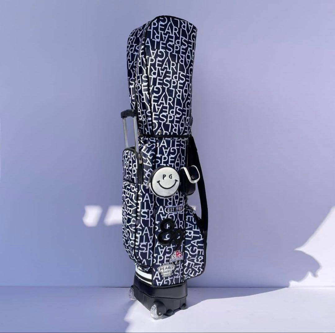 PEARLY GATES キャディバッグ ゴルフバッグ　女性用　キャスター付き