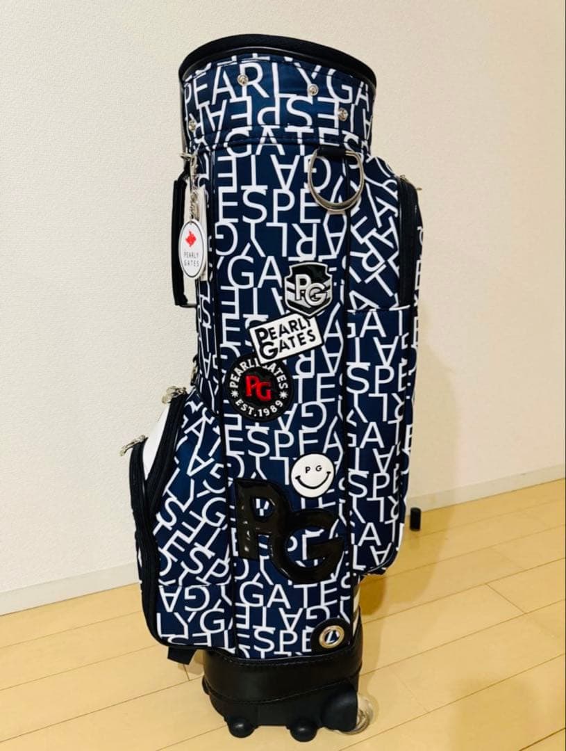 PEARLY GATES キャディバッグ ゴルフバッグ　女性用　キャスター付き