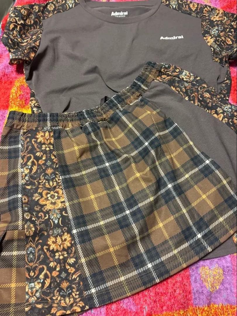 【新品】Admiral テニスウェアセット ダークブラウン