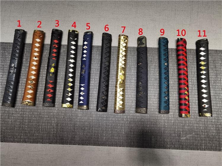 サムライナイフハンドル付属品 模造刀 武士道 武蔵 鑑賞用 一本