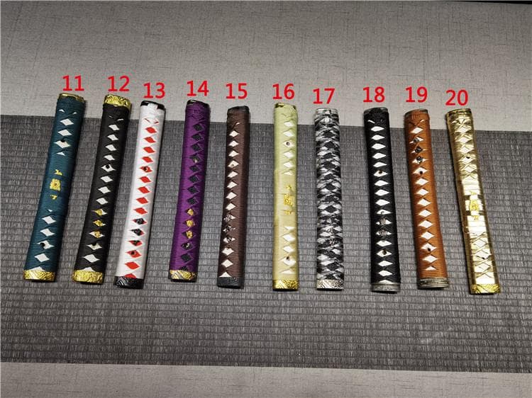 サムライナイフハンドル付属品 模造刀 武士道 武蔵 鑑賞用 一本