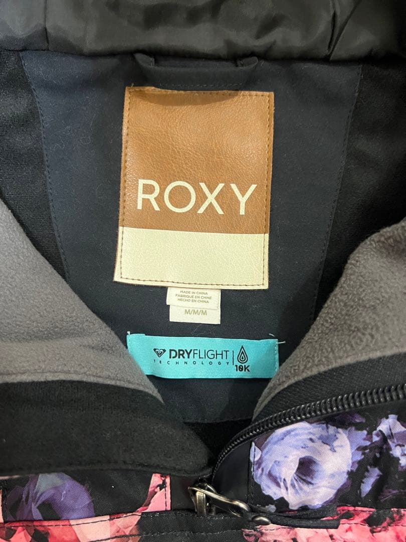 【期間限定セール】ROXY ロキシー　スノボウエア　M　黒　パーカー