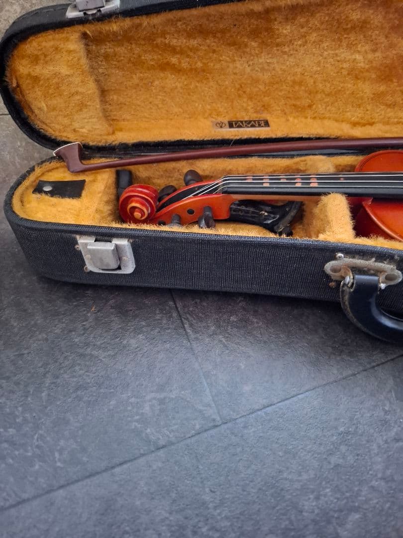 タカベ　バイオリン　ケース　セット　キッズ用　インテリア