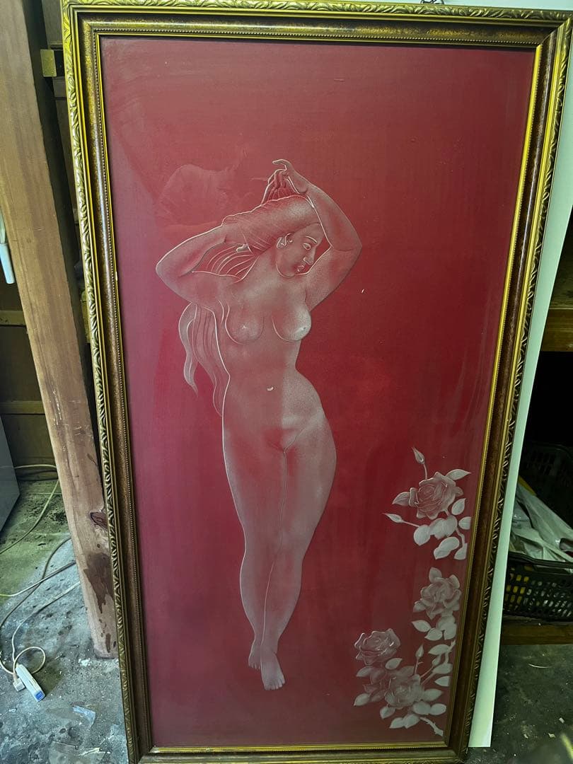 ガラス絵画(値段仮設定・値段交渉可能)