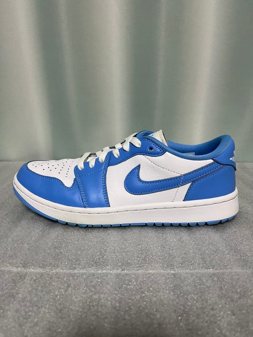 【美品】NIKE AIR JORDAN 1 LOW G ホワイト/ブルー